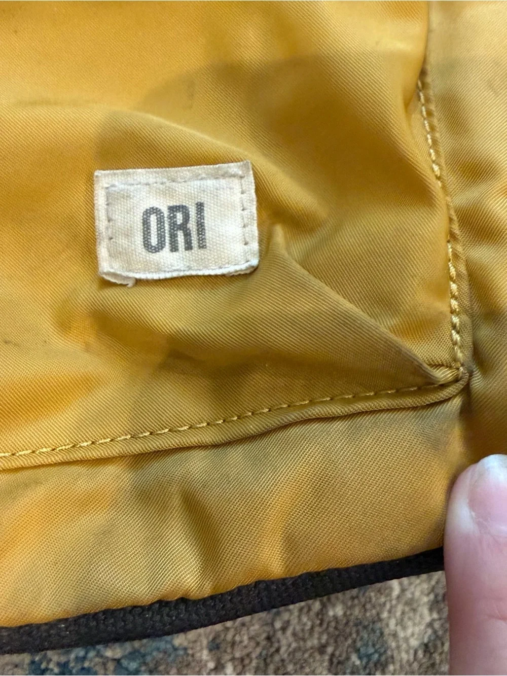 ORI Travel Backpack Small Water Resistant Nylon Rolltop, Laptop, Backpack